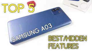 Samsung Galaxy A03 Top 5 Best/Hidden Features | Useful Tips & Tricks