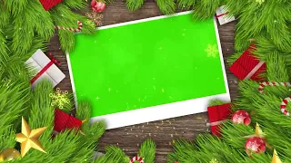 Green Screen Graphics | Christmas Animated Tree HD 1080P