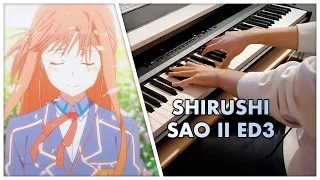 Shirushi - Sword Art Online II ED3 | Piano Cover