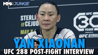 Yan Xiaonan Ready For All-China Title Fight With Zhang Weili After Brutal Knockout | UFC 288