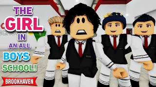 The Girl In An All-Boys School!! || Roblox Brookhaven 🏡RP || CoxoSparkle2