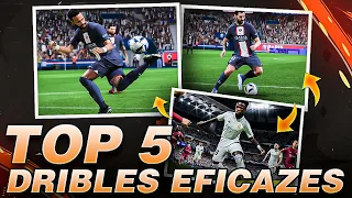 FIFA 23 | 💥 TOP 5 DRIBLES FÁCEIS E EFICAZES FIFA 23 😍😱 || LINKER ||