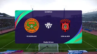 RS Berkane vs USM Alger (28/04/2024) Semi-final CAF Confederations Cup PES 2021