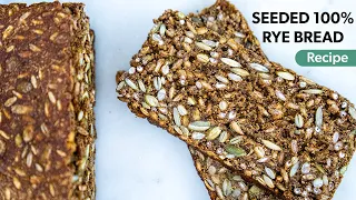 Seeded 100% Rye Sourdough Bread