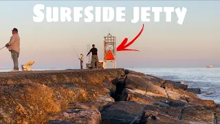 NON-STOP ACTION at the JETTY! (Freeport Tx) Surfside