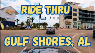 Gulf Shores Drive - Public Beach @ The Hangout, Pink Pony to Orange Beach
