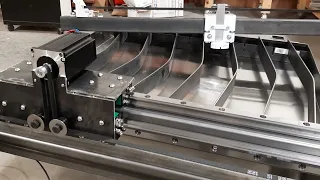 Custom Plasma Cutter Linear Rail Test Movement