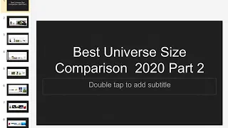 Best Universe Size Comparison 2020 Part 2