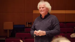 BRSO: Probenstreiflicht Sir Simon Rattle