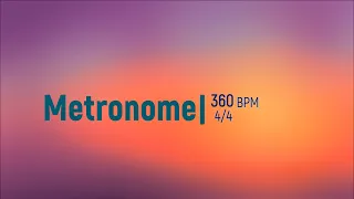 360 BPM Metronome 4/4