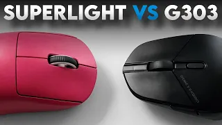 Pink G Pro Super Light VS G303 Shroud Edition On Apex Legends