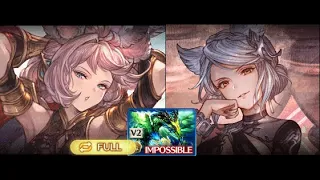 [GBF] 150 Tien & Fraux Rebalance Showcase : Ewiyar raid Full Auto with Revan Grid