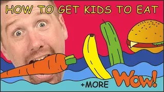 How To Get Kids To Eat Story from Steve and Maggie | + MORE Stories for Children by Wow English TV