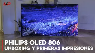 Philips OLED 806: Unboxing y primeras impresiones del OLED con Ambilight del 2021