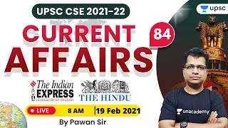 Current Affairs Today | Daily Current Affairs by Pawan Kumar Sir | 19 February 2021