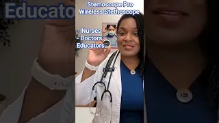 Stemoscope Pro "The Wireless Stethoscope" | Product Review & Student Demo #NurseLife #MD