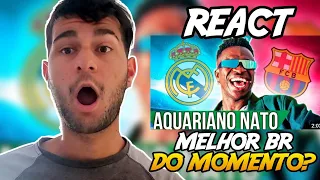 REACT 🎵 VINI JR: O MAIOR ARTILHEIRO BR DO EL CLÁSSICO! | Paródia Aquariano Nato - MC Saci