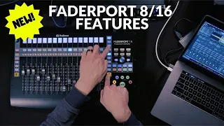 New FaderPort 8 and FaderPort 16 Features including Channel Gain, Cue Mix, and Plugin Controls!