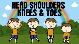 Head Shoulders Knees & Toes | Children's Music | Nursery Rhymes and Kids Songs