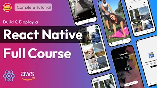 React Native TikTok Clone | React Native Full Course | Expo, AWS S3, Supabase