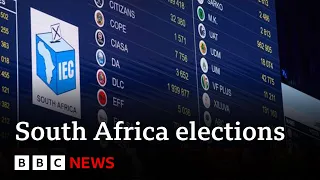 South Africa: ANC vote collapses in historic election | BBC News