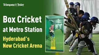 Hyderabad's First Mini-Box Cricket Arena in a Metro Station | SwingZone Indoor Cricket Academy