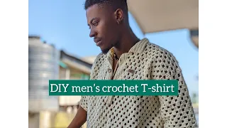 Easy Crochet Men’s T-shirt | DIY|  Part 1 ​⁠