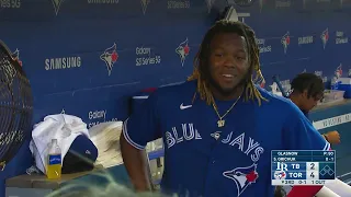 Vladimir Guerrero Jr. CRUSHES a ball DEEP into the night! (His 12th homer of the season)