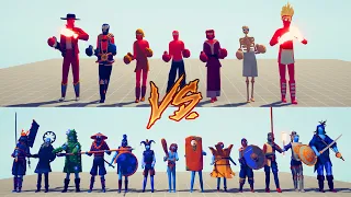 BOXER TEAM vs MELEE TEAM - Totally Accurate Battle Simulator | TABS