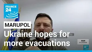 Ukraine hopes for more evacuations from besieged Azovstal steel plant • FRANCE 24 English