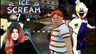 СПАСАЕМ ЛИЗ ВМЕСТЕ С ХОМЯКОМ // Ice Scream 7 Friends: Lis