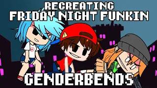 Recreating Friday Night Funkin' Genderbends | Boyfriend, Girlfriend, & Pico | xKochanx