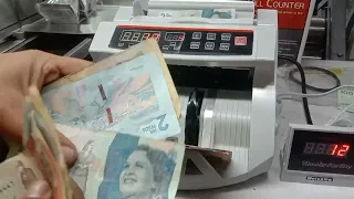 Contadora de Billetes con identificacion de billetes falsos