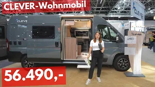 DESIGN VOLKS-WOHNMOBIL CLEVER CELEBRATE 2024! Der Discounter Kastenwagen