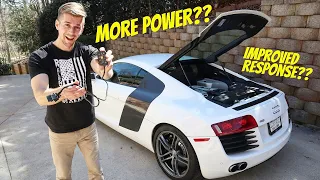 Installing a Pedal Commander on my Rare Manual Audi R8!