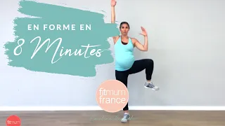 SPORT PENDANT LA GROSSESSE ♥ En forme en moins de 8 minutes par FitMumFrance.fr (Full Training)