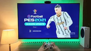 PES 2021 on Xbox Series S (4K HDR 60FPS Upscale)