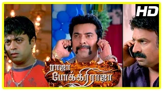 Raja Pokkiri Raja Tamil Movie | Scenes | Mammootty plans for Prithviraj's wedding on the same day