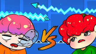 Topi VS Rhythm game TOP 100 player | GD race | Geometry Dash