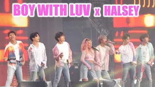 190607 4K- Boy with Luv WITH HALSEY @ BTS 방탄소년단 Speak Yourself Stade de France Paris Concert Fancam