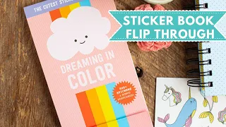 Dreaming in Color (Flip Through) : The Cutest Sticker Book Ever! Pipsticks+Workman