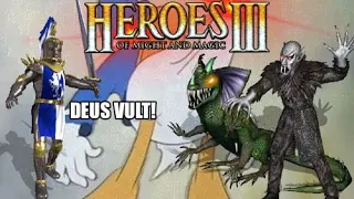 Crusaders vs Level 4 Units | 100 weeks growth | Heroes of Might and Magic 3 HotA