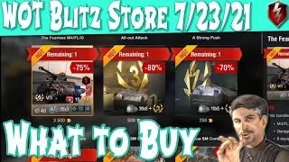 What to Buy in Store WOT Blitz July 23, 2021 | Littlefinger on World of Tanks Blitz