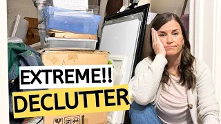 *MASSIVE* Storage Closet DECLUTTER | Before and After