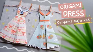 [Origami] Dress | Tutorial Origami Baju Rok