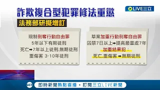 徹底杜絕"台版柬埔寨"! 法務部公布刑法修正草案 新增"加重剝奪行動自由" 囚7天可關7年 若造成死亡.重傷害最重可處無期徒刑│記者 徐湘芸 張德生│【LIVE大現場】20230130│三立新聞台