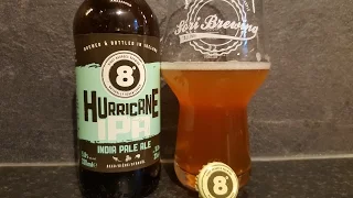 Eight Degrees Hurricane IPA By Eight Degrees Brewing Company | Irish Craft Beer Review