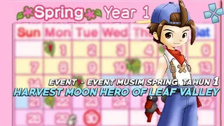 Event - Event Musim Spring, Tahun1 || Harvest Moon Hero of Leaf Valley