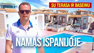 Nekilnojamas turtas Ispanijoje ☀️ Namas Torrevieja su baseinu ir terasa | Alegria