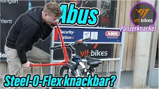 Das Abus Steel-O-Flex 7200 - Ist es knackbar? - vit:bikesTV Panzerknacker